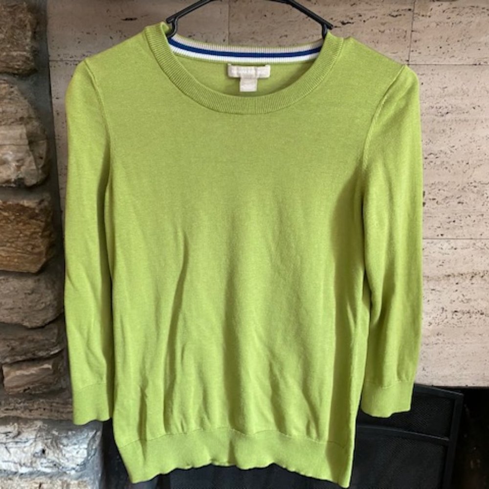 Banana Republic Green L/S Sweater - Size Women's Small